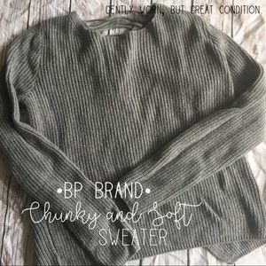 BP Split Back Chunky Sweater